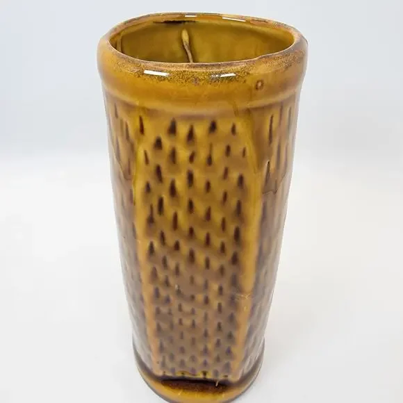 Orchids of Hawaii R-74 Brown Glazed Tiki Mug Vintage Ceramic Barware Taiwan - Picture 3 of 9